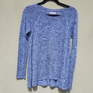 Hollister Y2k Grey Heather Long Sleeve Top